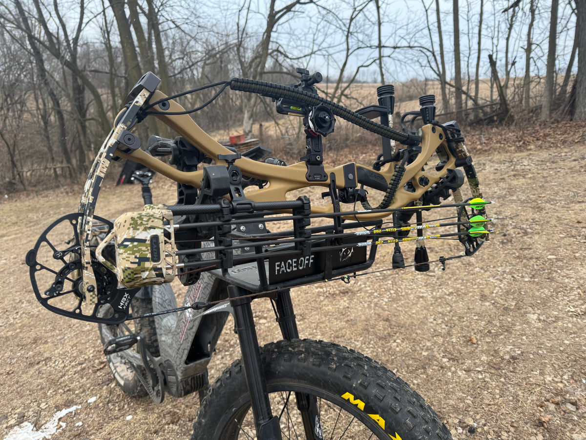 Handlebar Bow Rack Antler Grip Bowholder with Kolpin XLR grips – FaceOff Ebikes