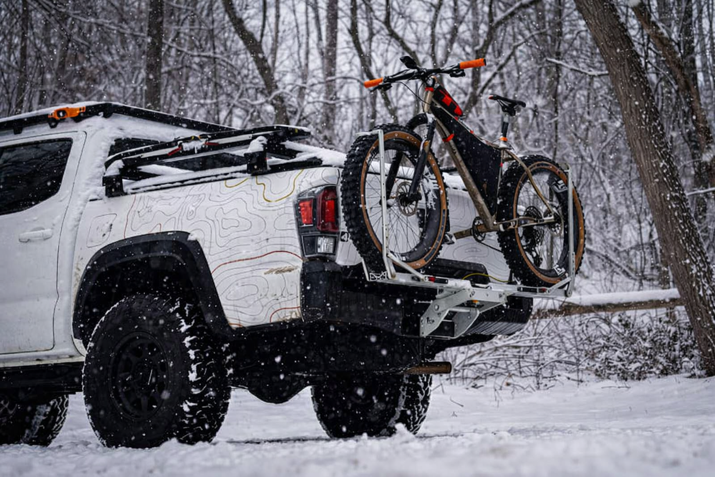 1UP Super Duty Hitch Rack - black